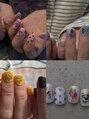 ファンクションネイルズ 表参道 原宿(FUNCTION NAILS) 鉛筆アートですo(^o^)oカラフルでもモノトーンでも!