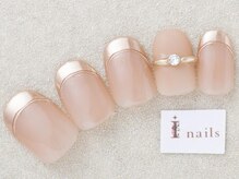 アイネイルズ 三宮店(I nails)/マットリングネイル￥9000