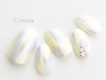 コノア(conoa)/イエローブルーネイル