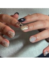 プリュネ(Prune)/リボン/ハート/シルバー/ホロ