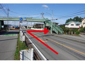 宇都宮整体院 咲/明保院への道順１(明保通りから)