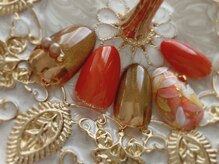 ヌークネイル(Neuk nail)/11月の定額アート