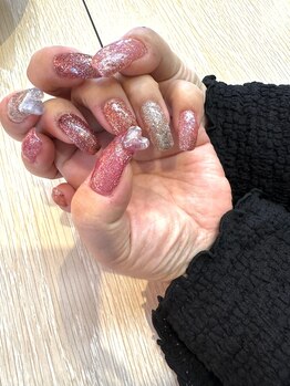 大人気enoi新作グリッターネイル