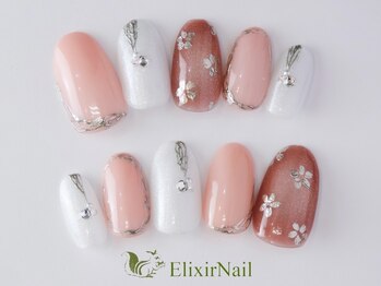 エリクサーネイル 神田(Elixir Nail)/シンプル/クーポン使用