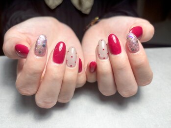 【ピンクネイル】