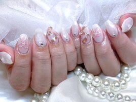 うるうるホワイト×リボン