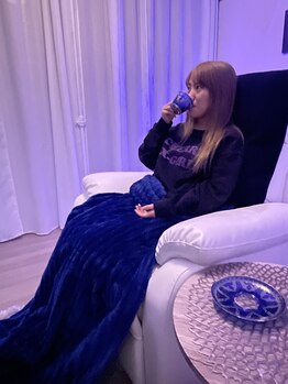 月のこころ 酒田店/施術後はハーブティでまったり♪
