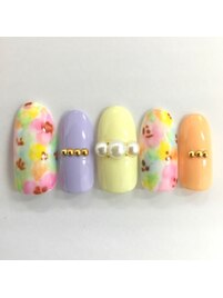 フラワーネイル￥9980