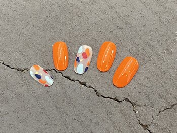 ネイルスミス 高松店(Nailsmith)/オレンジ×MIX