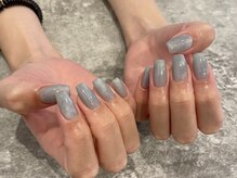 プラス ファースト(Plus 1st)/くすみブルーネイルbyKobayashi