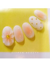 シトロン ビューティー(CITRON BEAUTY)/ぷっくりお花ネイル