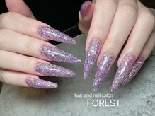 フォレスト(FOREST Hair&Nail)/ラメグリッターネイル