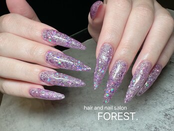 フォレスト(FOREST Hair&Nail)/ラメグリッターネイル