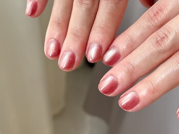 ワンアンドオンリー(One&Only)/enoiガラスマグ×ショートネイル