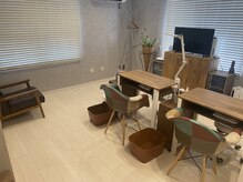 落ち着いたプライベート感のある店内♪