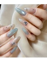 アモールビューティー 新宿店(Amor Beauty)/チップ長さだしシンプルdesign