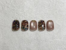 ピース(PEACE)/ホログラム　マグネット　綺麗め