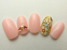 ネイルサロン ドレリッチ 大宮店(drerich)/ラインフラワー