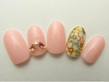 ネイルサロン ドレリッチ 大宮店(drerich)/ラインフラワー