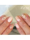 きらめくブロンズネイル