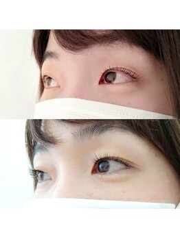 アイデュース 砺波店(eyesalon eyeduce)/ラッシュリフト+マツエク120本