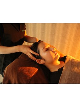 ヘッドスパで癒されたい