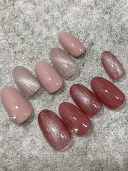 エンリリー(enlily)の写真/シンプル×トレンドを兼ね備えたデザイン♪上品な大人可愛いネイルはお任せ！洗練されたおしゃれな指先に☆