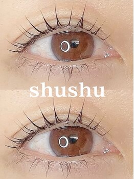 シュシュ(shushu)の写真/パーマやエクステがいつもすぐ取れてしまう方必見!!自まつ毛の健康を第一に考えた丁寧な施術でお悩み解消◎