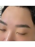 【6週間以内再来 メンズ限定】ハリウッドブロウリフト(眉毛パーマ+WAX)
