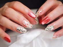 ミーナネイル(miinanail)/バレンタインネイル