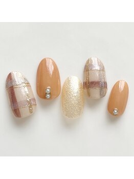 春　チェック　マグネット　