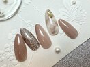 大理石モードネイル