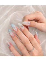 海雰囲気ぴったりネイルデザイン