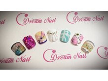 ドリームネイル 綾瀬店(Dream Nail)/フット親指2本アート＜綾瀬店＞
