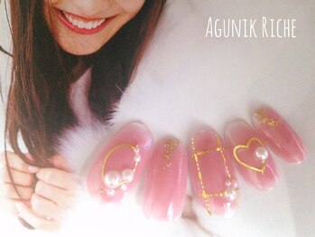 アグニークリッシェ(Agunik Riche)/【チークネイル】