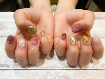 ネイルアルケー(Nail ARCHE)/秋ニュアンス