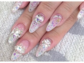 エムアイネイル(MI nail)/スカルプアートつけ放題￥12300