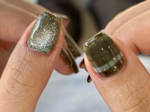 ネイル ヨック(nail Yok)/magnet × check