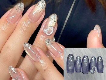 フェリーチェ(nail salon&school felice)/パラジェル/定額ダイヤモンド