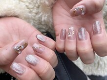 ネイルアルケー(Nail ARCHE)/マグネット×クリスマスネイル