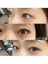 ラッシュアンドネイル リック(lash&nail Lick)/まつ毛パーマ
