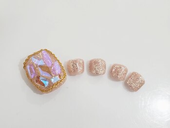 ビーケア 自由が丘店(B.care)/フットネイル￥7480