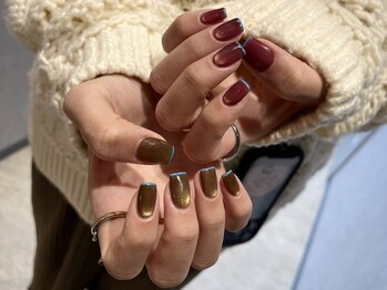 華倶楽部の写真/【ご新規様オフ無料★】再来のお客様も30日以内のご来店でオフ無料に◎個性派ニュアンスネイルならおまかせ