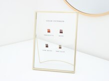 カラーエクステも豊富◎