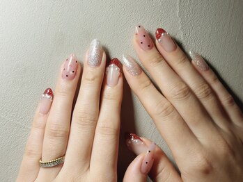 アマービレ(amabile)/バレンタインネイル