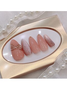 ネイルポット(Nail Pot)/リボン 3Dネイル