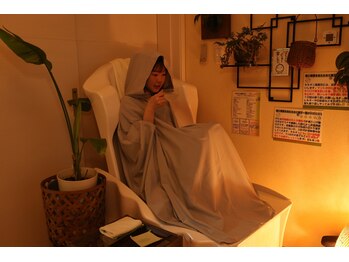 サロン ミロク(salon 369)の写真/ハーブ×水素の相乗効果で冷え改善・代謝UP◎粘膜から吸収し通常のよもぎ蒸しよりも高い血行促進効果♪