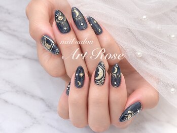 ネイルサロンアンドネイルスクールアートローズ 町田店(Art Rose)の写真/流行りのデザインで女子力UP！デザインフリー持ち込み画像歓迎で秋仕様キラキラ◎