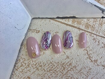 ネイルサロン クイル(QUILL)/９月ペイズリー（１）