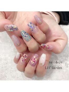 リルガーデン 新宿南口(Lil' Garden)/ニュアンス紫陽花×梅雨ネイル
